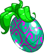 Blue Swirly Negg
