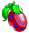 Red Swirly Negg