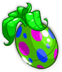 Green Polkadot Egg
