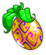 Orange Swirly Negg
