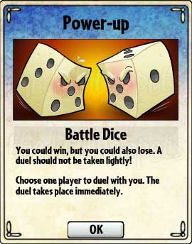 Battle Dice Card