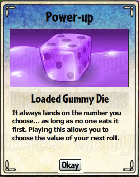 Loaded Gummy Dice Card