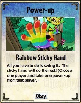 Rainbow Sticky Hand Card